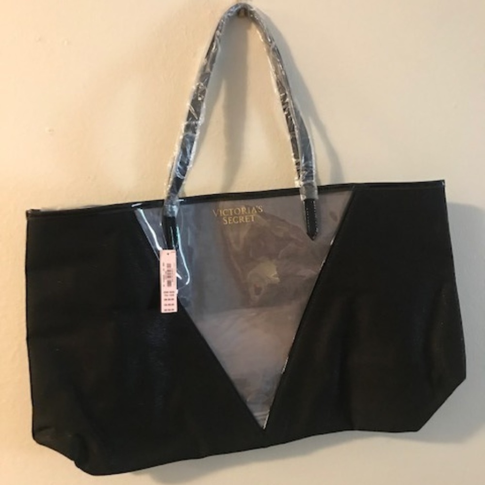 Victoria Secret Tote w/ Tiger Print Clutch Wallet